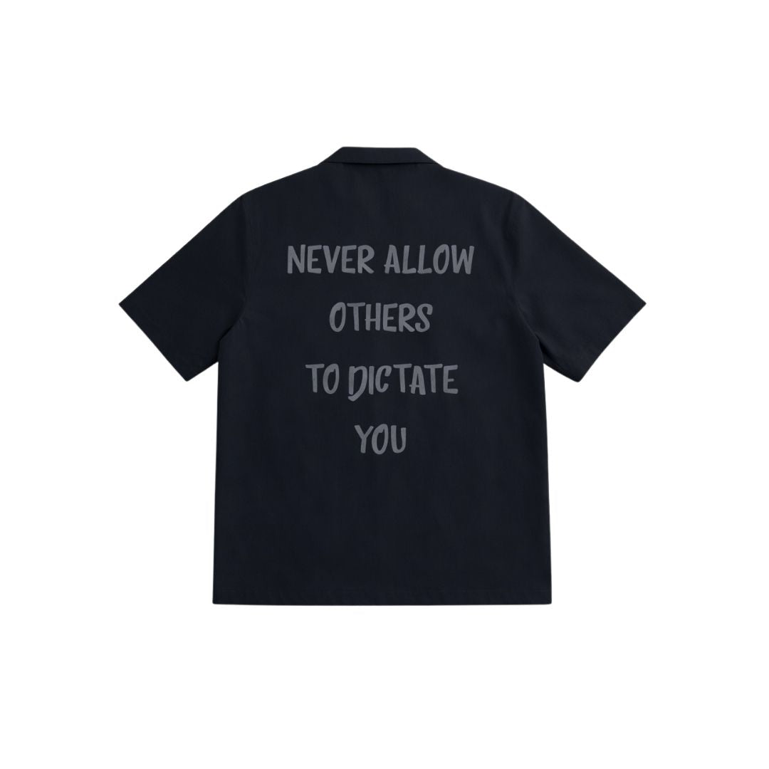 Statement Button-Up - Blackout