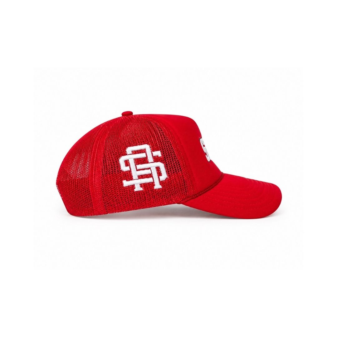 Cayflight Trucker Cap - Red