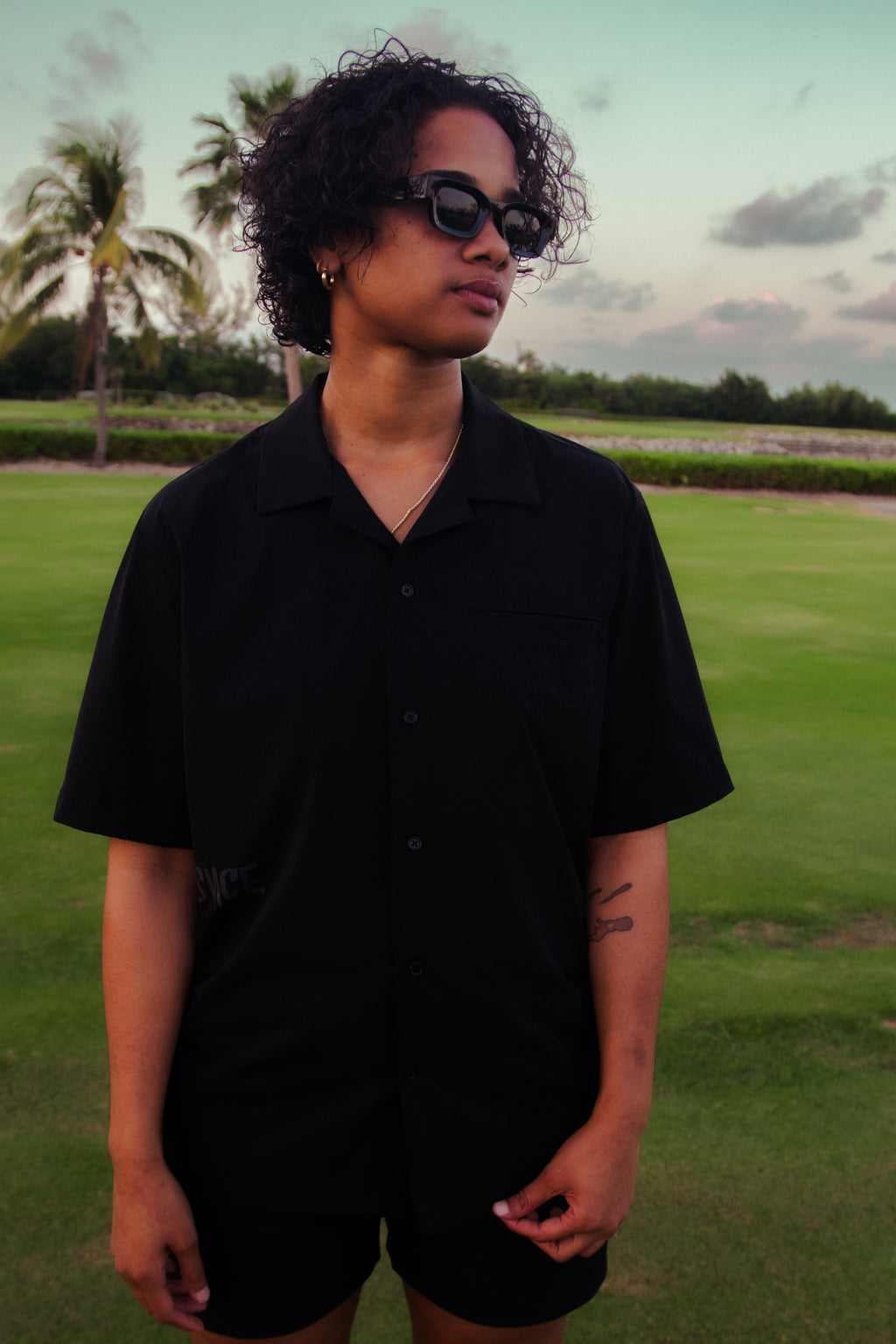 Statement Button-Up - Blackout