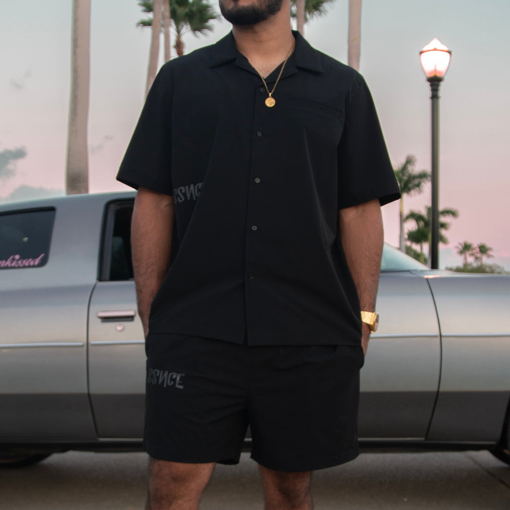 Statement Button-Up - Blackout