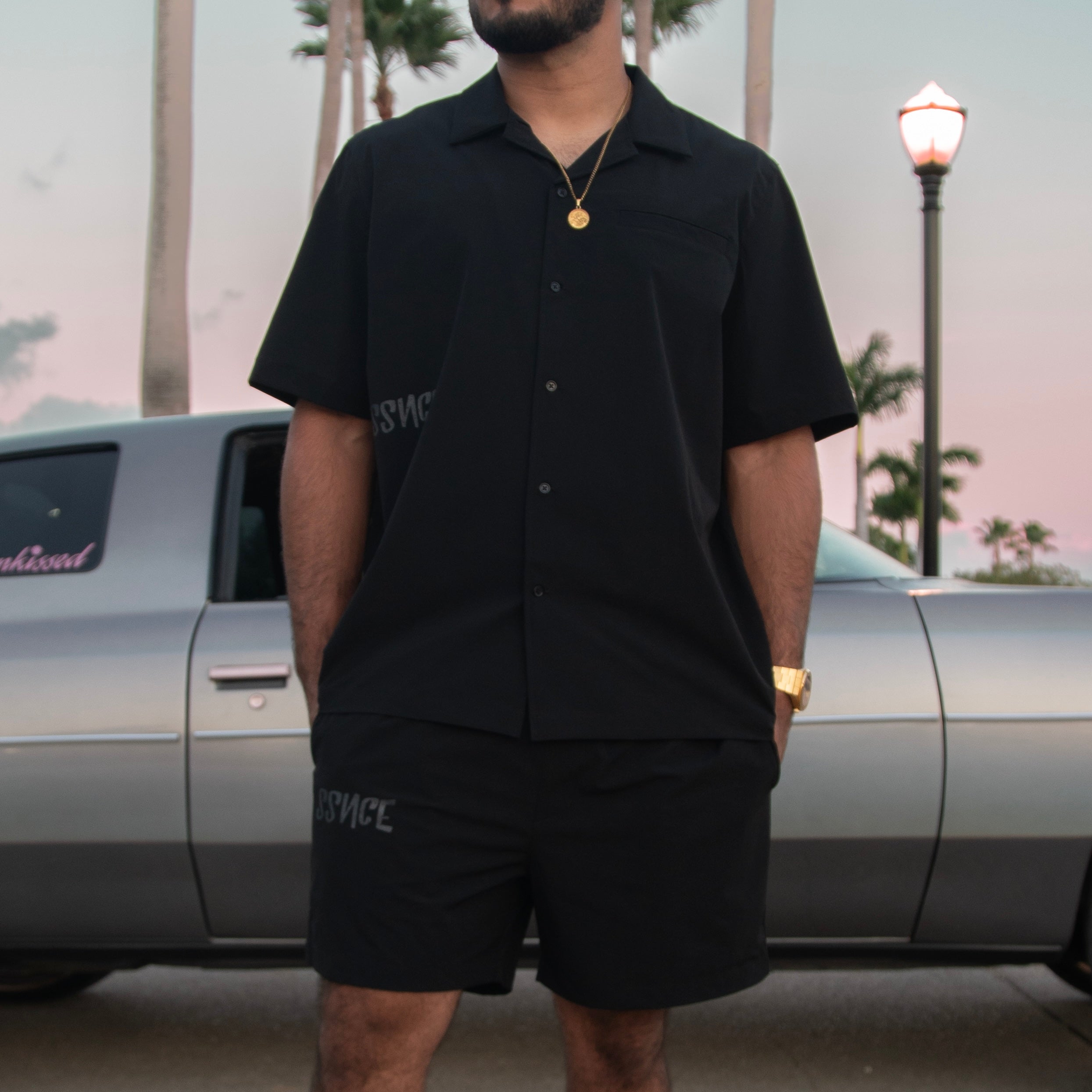 Statement Nylon Shorts - Blackout