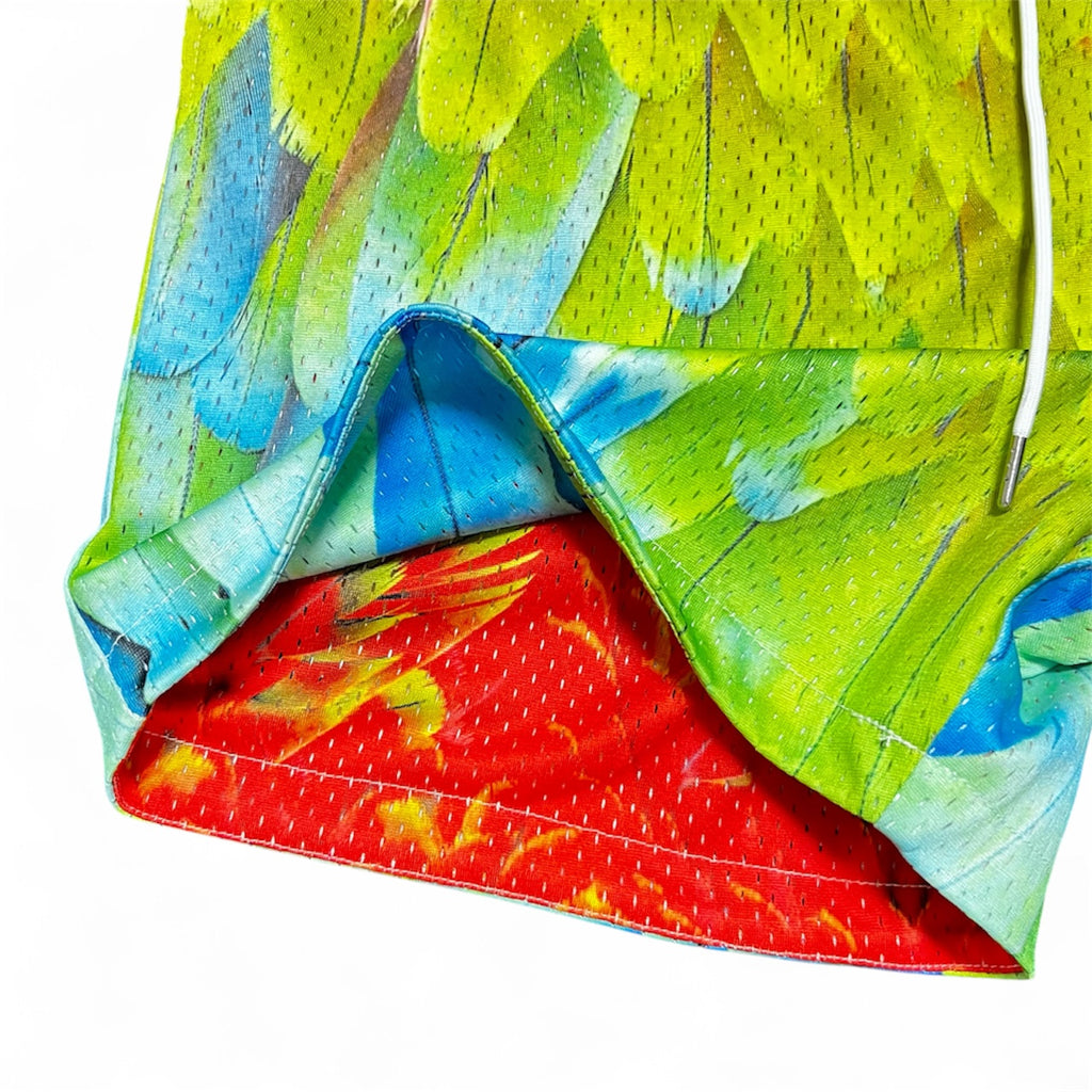 Mesh Shorts - Parrot Tail