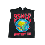 Sleeveless "Cayflight" Graphic T
