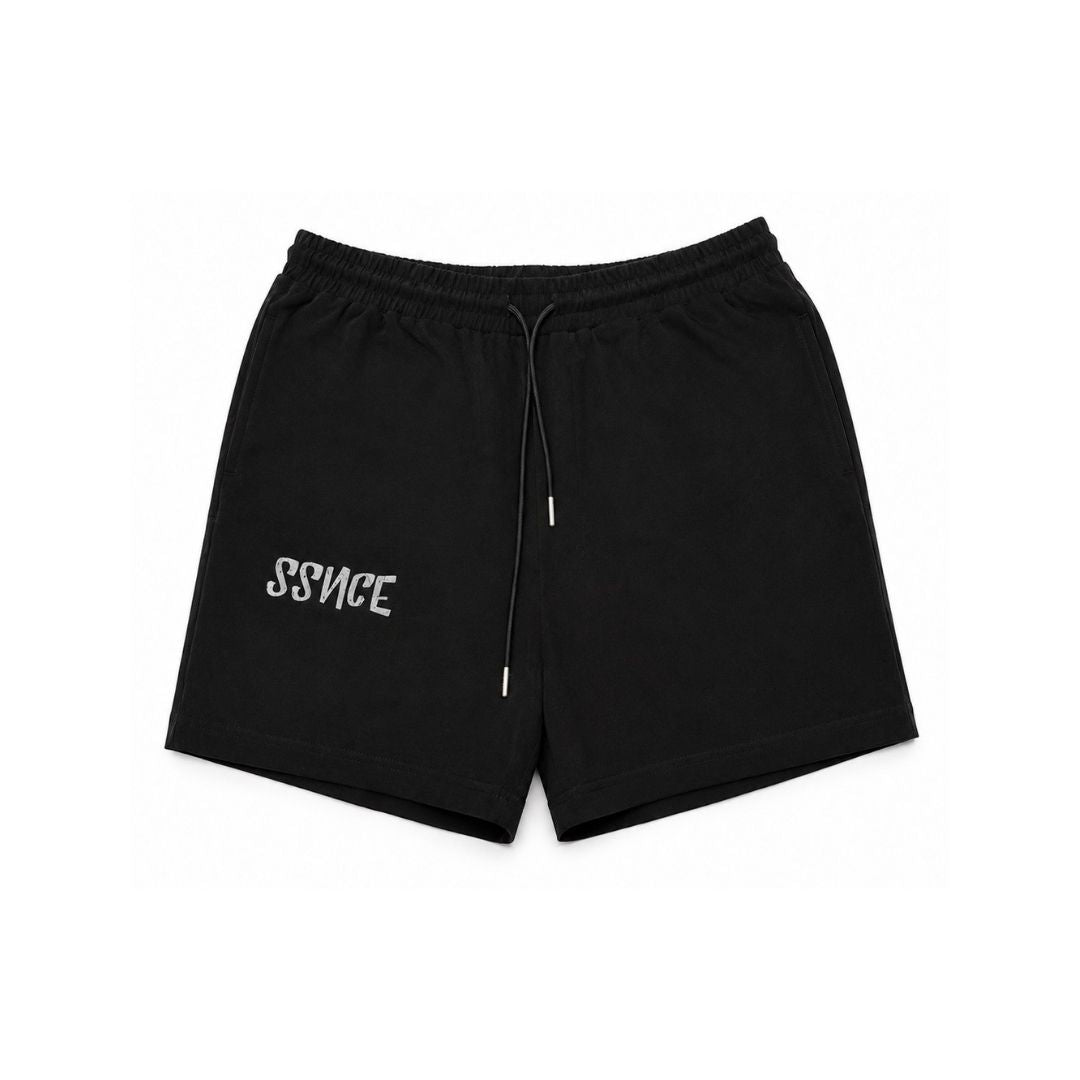 Statement Nylon Shorts - Blackout
